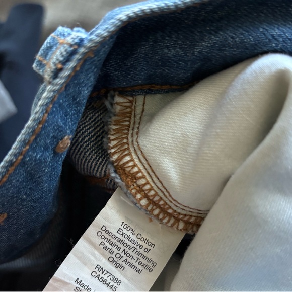 Madewell The Perfect Vintage Jean Distressed size 29 slightly baggy straight leg - Picture 6 of 6